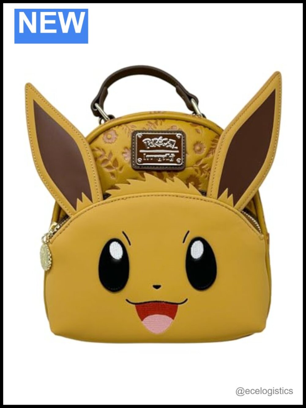 Pokemon Eevee Loungefly Convertible Satchel Bag Faux Leather Shoulder Purse